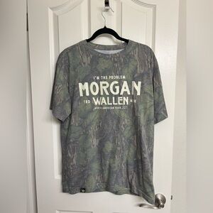 Morgan Wallen 2025 Tour Camouflage Concert T-Shirt